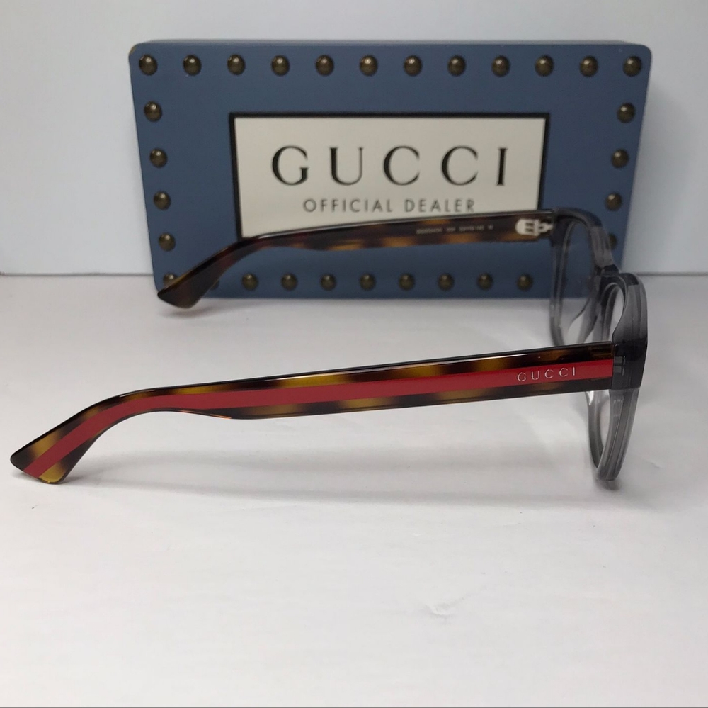 New - 💯 Original Gucci's GG0004ON  soft lines across  frames acetate front.Ico - Picture 9 of 11